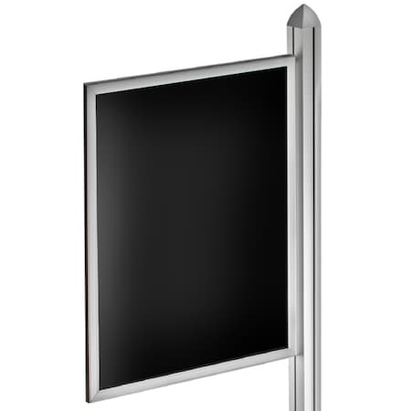 Azar Displays 22"W x 28"H Double-Sided Slide-in Frame for Sky Tower Display 300274-SLV
